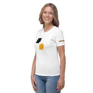 Kvinnlig T-shirt – Bordertraveller Activewear - Bild 3
