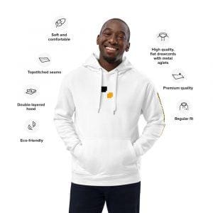 premium eco hoodie white front 622a0305a8888